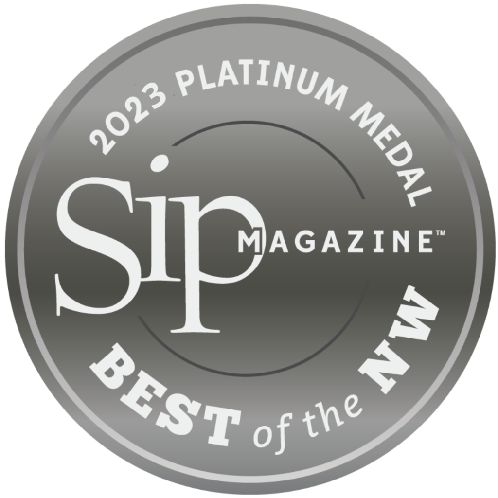 platinum award sip magazine best of northwest wine awards silvara cellars