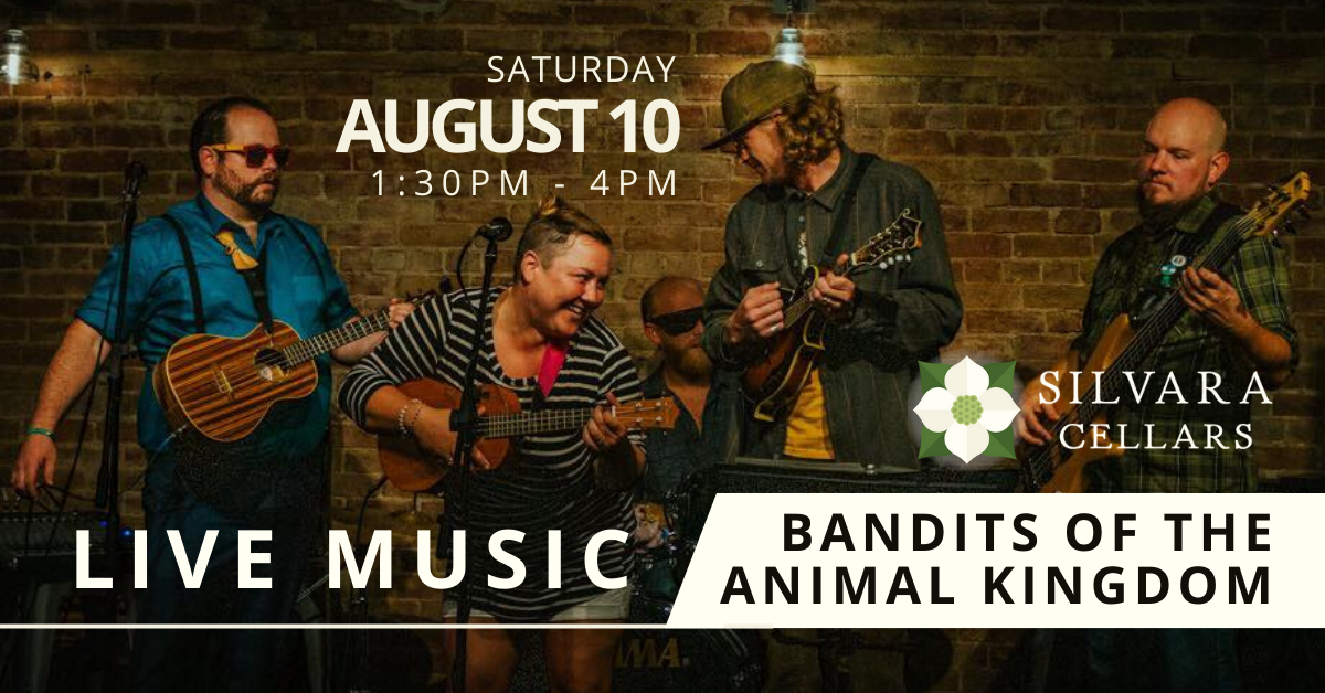 Bandits of the Animal Kingdom Live Music at Silvara Cellars in Leavenworth WA August 10th 2024
