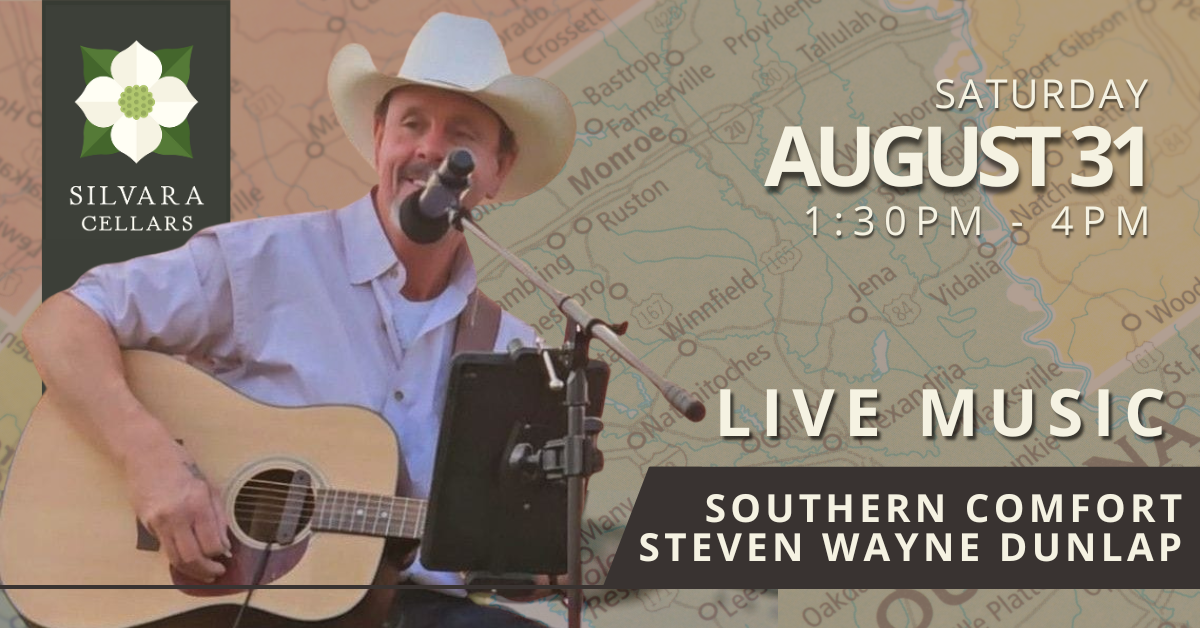 Steven Wayne Dunlap Southern Comfort Live Music at Silvara Cellars in Leavenworth WA August 31st 2024
