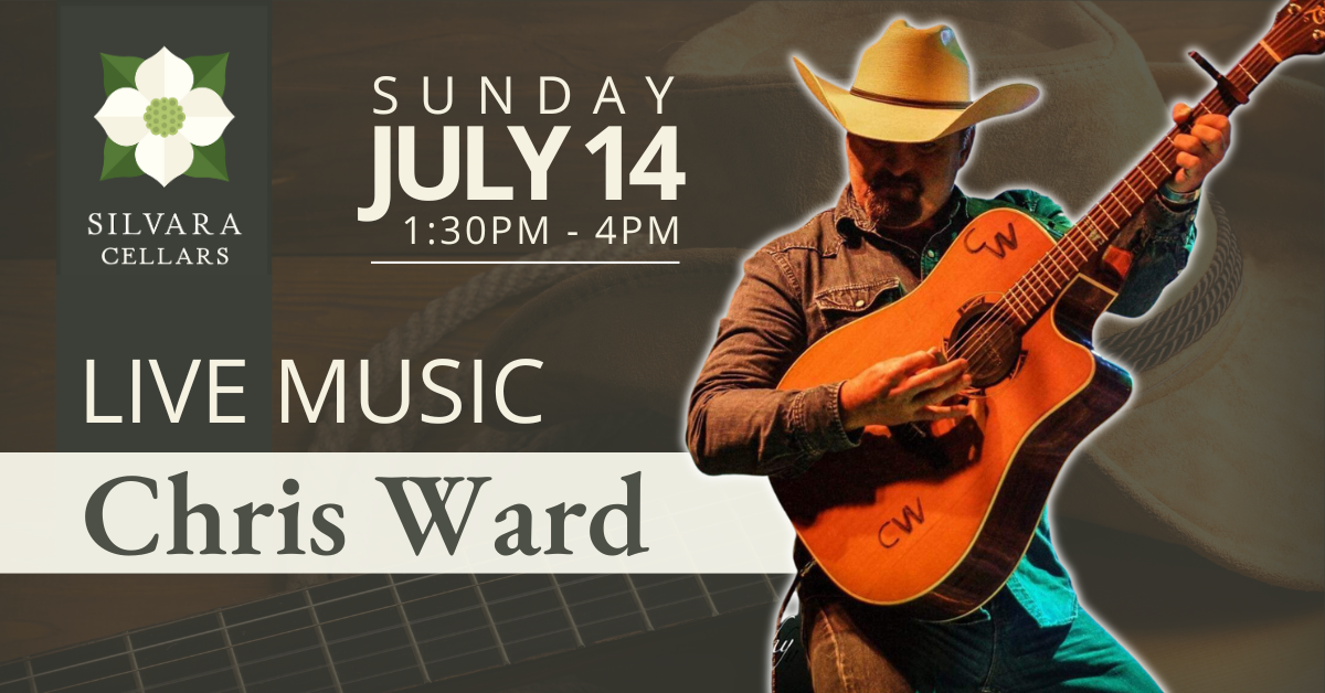 Chris Ward Live Music at Silvara Cellars in Leavenworth WA July 14th 2024