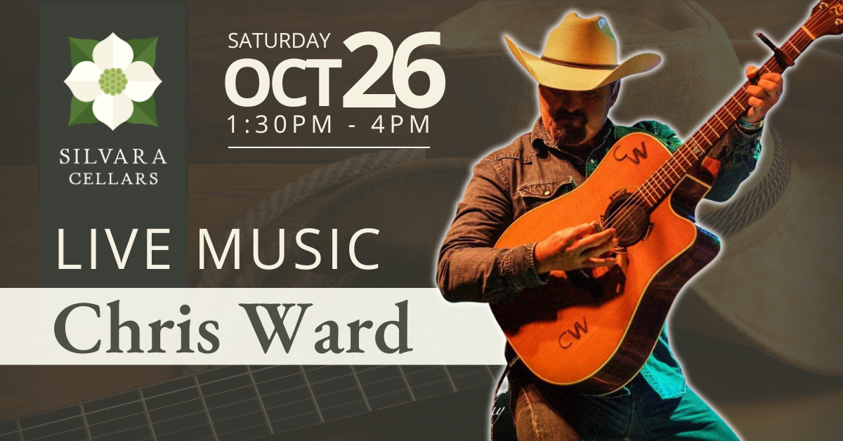 Chris Ward Live Music at Silvara Cellars in Leavenworth WA October 26th 2024